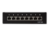 Picture of LogiLink Patchpanel Cat.6A Tisch/Wand 8-port, Schwarz