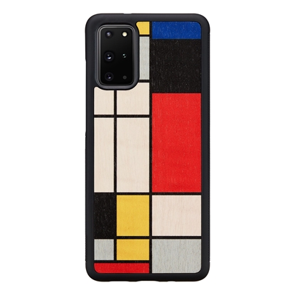 Attēls no MAN&WOOD case for Galaxy S20+ mondrian wood black