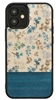 Picture of Mob.telefono dėkliukas MAN&WOOD for iPhone 12 mini blue flower black