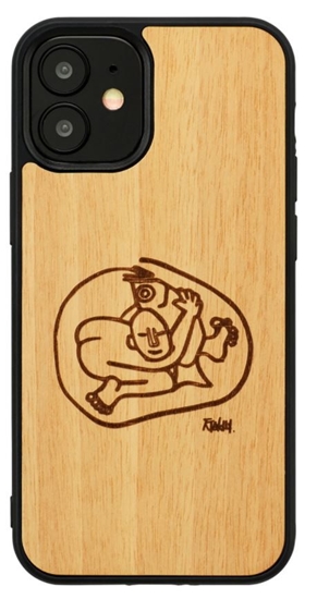 Изображение MAN&WOOD case for iPhone 12 mini child with fish