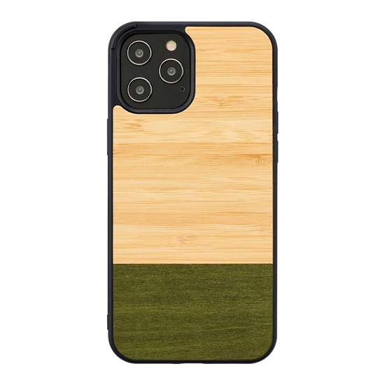 Изображение MAN&WOOD case for iPhone 12/12 Pro bamboo forest black