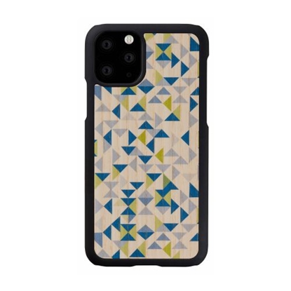 Изображение MAN&WOOD SmartPhone case iPhone 11 Pro blue triangle black