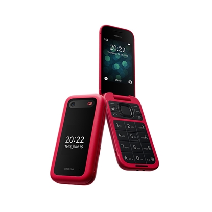 Изображение Mobilais telefons Nokia 2660 DS sarkans