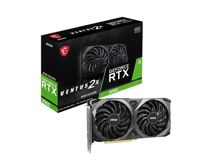 Attēls no MSI GeForce RTX 3060 VENTUS 2X 8G OC NVIDIA 8 GB GDDR6