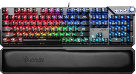 Изображение MSI VIGOR GK71 SONIC BLUE US keyboard USB QWERTY US International Black