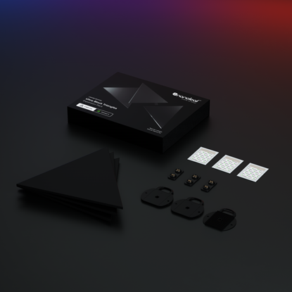 Attēls no Nanoleaf|Shapes Black Triangles Expansion Pack (3 panels)|42 W|WiFi