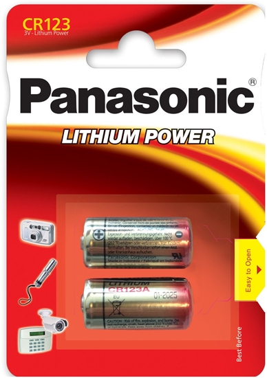 Изображение Panasonic battery CR123AL/2B