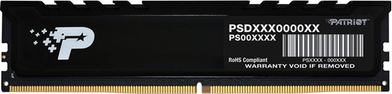 Picture of Patriot Memory Signature Premium PSP516G560081H1 memory module 16 GB 1 x 16 GB DDR5 4800 MHz