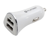 Изображение Platinet car charger + cable 2xUSB 3400mA, white (43720)