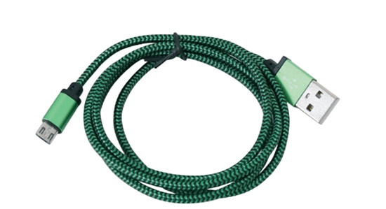 Picture of Platinet PUCFB1G USB cable 1 m USB A Micro-USB A Green