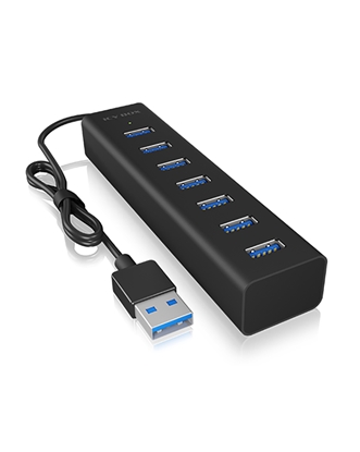 Picture of RaidSonic ICY BOX IB-HUB1700-U3 7 Port USB 3.0 Hub