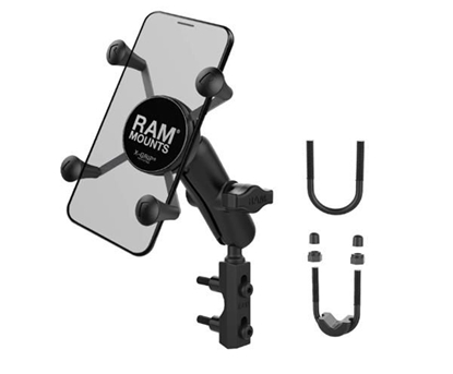 Picture of RAM Mounts X-Grip Phone Mount with Motorcycle Brake/Clutch Reservoir Base