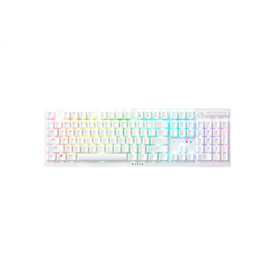 Picture of Razer | Optical Gaming Keyboard | Deathstalker V2 Pro | Gaming keyboard | Wireless | RGB LED light | US | White | Purple Switch | Wireless connection