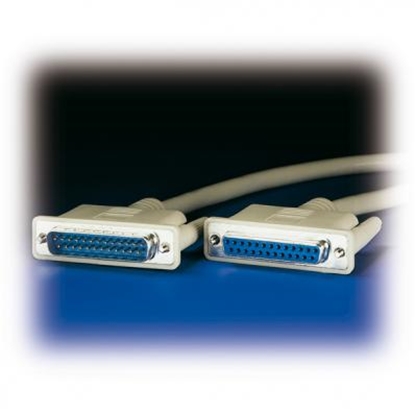 Attēls no ROLINE RS232 Cable, M - F 3 m