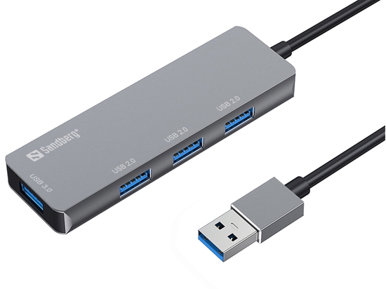 Изображение Sandberg 333-67 USB-A Hub 1xUSB3.0+3x2.0 SAVER