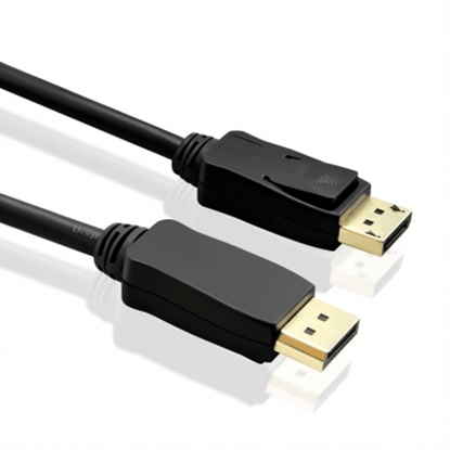 Picture of Secomp STANDARD DisplayPort Cable, v1.4, DP-DP, M/M, black, 2 m