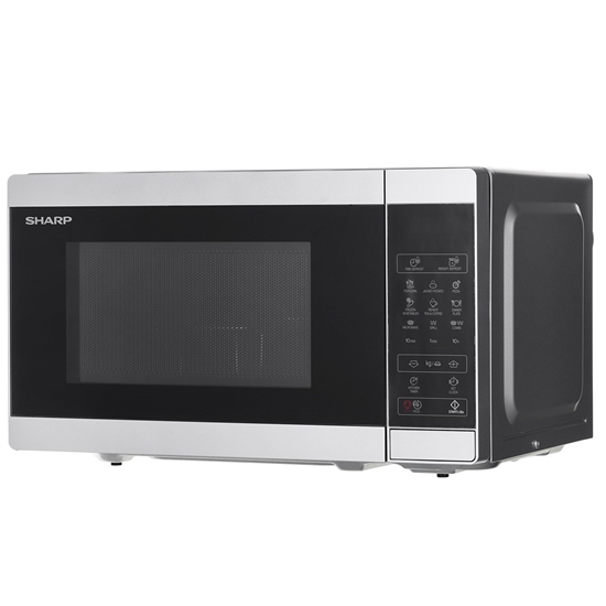 Picture of Sharp YC-MG02E-S microwave Countertop Combination microwave 20 L 800 W Black, Steel