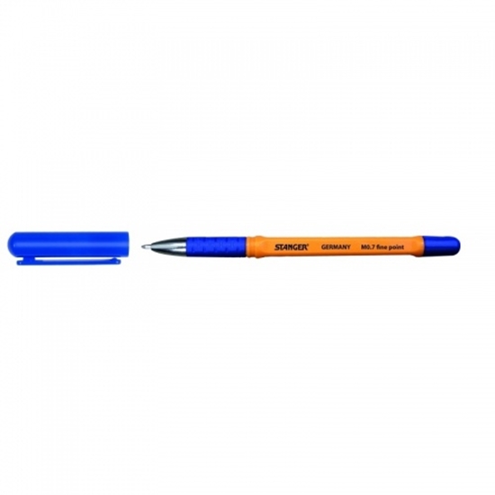 Picture of STANGER Ball Point Pens 0,7 finepoint Softgrip, blue, 1 pcs. 18000300056