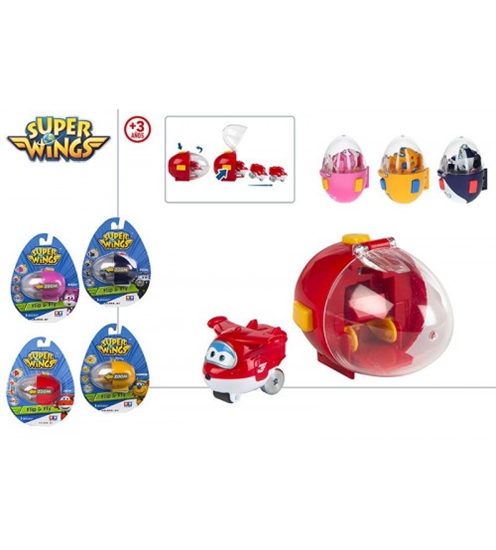 Picture of Super Wings Flip & Fly lidmašīna kapsulā 4 veidi CB43951