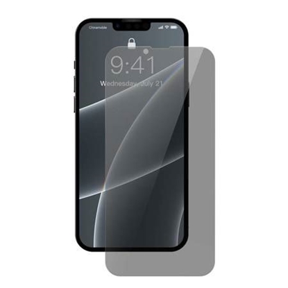 Attēls no Telefono apsauginė plėvelė Baseus 0.3mm Anti Spy Glass skirta iPhone 13/13 Pro 2vnt.