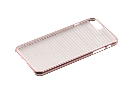Attēls no Tellur Cover Hard Case for iPhone 7 Plus Horizontal Stripes rose