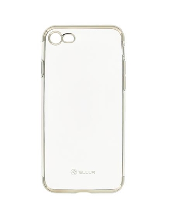 Attēls no Tellur Cover Silicone Electroplated for iPhone 8 silver