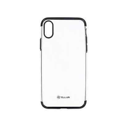 Attēls no Tellur Cover Silicone Electroplated for iPhone X/XS black