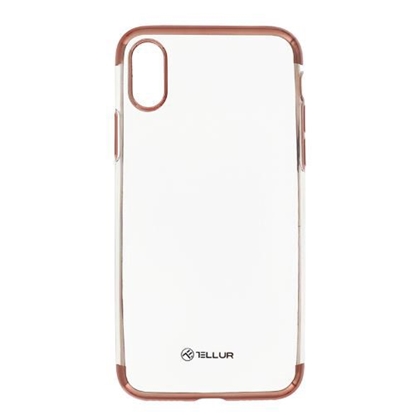 Attēls no Tellur Cover Silicone Electroplated for iPhone X/XS rose gold