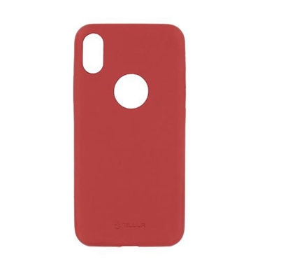 Attēls no Tellur Cover Slim Synthetic Leather for iPhone X/XS red