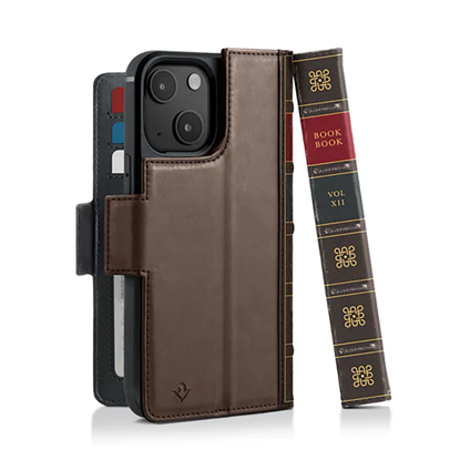 Изображение Twelve South BookBook with MagSafe for iPhone 14 Plus - Brown