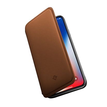 Attēls no Twelve South SurfacePad for iPhone X - Razor Thin nappa leather