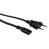Изображение VALUE Euro Power Cable, 2-pin, black 1.8 m