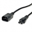 Изображение VALUE Power Cable IEC320/C14 Male - C5 Female, black, 1.8 m