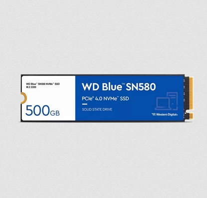 Изображение Dysk SSD WD SN580 500GB M.2 2280 PCI-E x4 Gen4 NVMe (WDS500G3B0E)