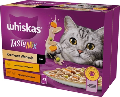 Picture of WHISKAS Tasty Mix - wet cat food - 12x85g