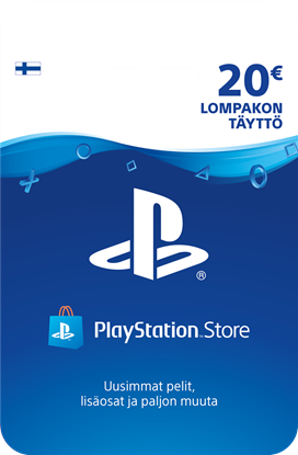 Изображение Žaid. kortelė PSN CARD 20 Eur Suomijos reg