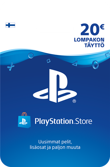 Изображение Žaid. kortelė PSN CARD 20 Eur Suomijos reg