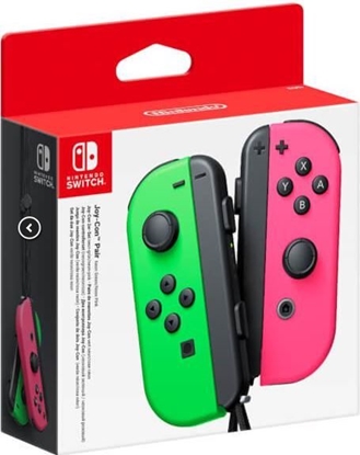 Изображение Žaidimų pultas NINTENDO Switch Joy-Con Pair, Neon Green / Neon Pink