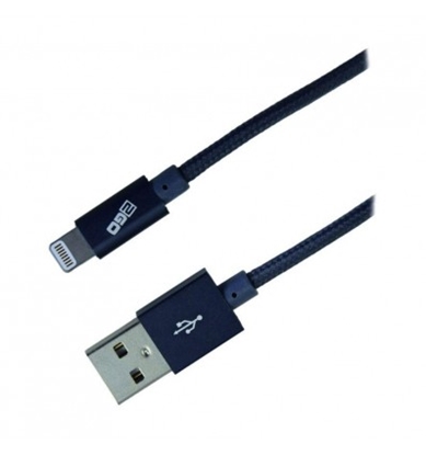 Изображение 2GO USB Lade-/Datenkabel Lightning MFI-zert. 200cm anthrazit