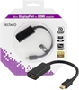 Picture of Adapteris DELTACO mini DisplayPort-HDMI, 4K, 0.2m, Ultra HD - 3840x2160 i 30Hz, juodas / DP-HDMI25-K