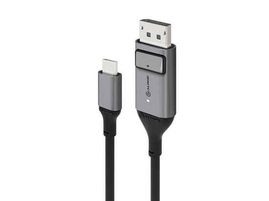 Picture of ALOGIC 2m Ultra USB-C (Male) to DP (Male) Cable - 4K @60Hz with LED (White) - Box Packaging