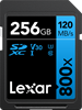 Picture of Atm.kort. LEXAR PROFESSIONAL 800x SDXC UHS-I cards, C10 V10 U3, R120/45MB 256GB