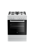 Изображение Beko FSE62110DW cooker Freestanding cooker Gas White A