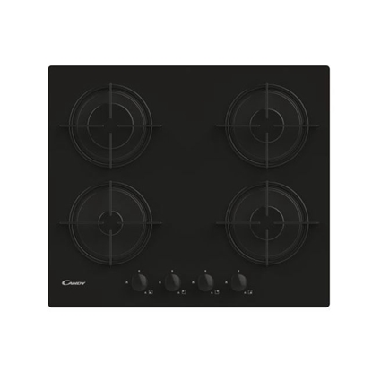 Attēls no CANDY Gas Hob CVW6BB, 4 zones, Black,