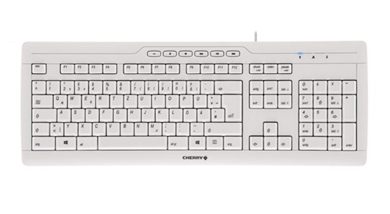 Picture of CHERRY STREAM 3.0 keyboard USB QWERTY Italian Grey