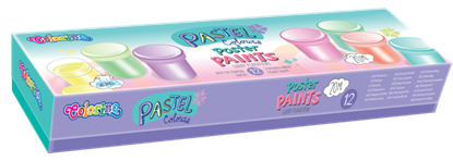 Изображение Colorino Pastel Poster paints 20 ml 12 colours