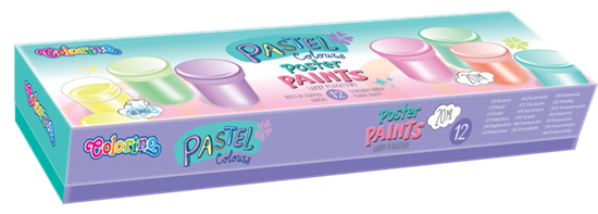 Изображение Colorino Pastel Poster paints 20 ml 12 colours