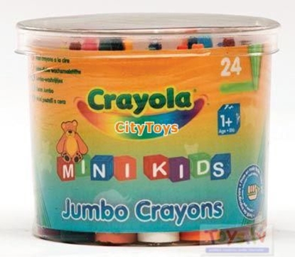 Изображение CRAYOLA MINIKIDS Didelės kreidelės, 24 vnt.