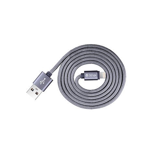 Picture of Devia Fashion Series Cable for Lightning (MFi, 2.4A 1.2M) grey