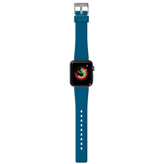 Изображение Dirželis LAUT Active Apple išmaniajam laikrodžiui 38mm, silikoninis, tamsiai mėlynas